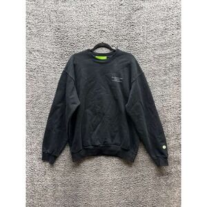 Mister Green Life Store Minimalist Weed Pullover Sweatshirt Black Mens Size L